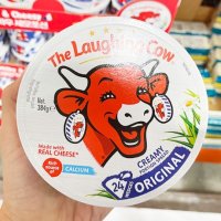 래핑카우 THE LAUGHING 코스트코 COW 플레인포션치즈 384G 종이박스포장