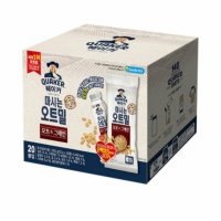 두리두리 퀘이커 마시는 오트밀 오트 & 그레인 50g x 20봉