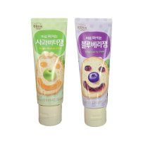 복음자리 바로 짜먹는 사과버터잼 100g+블루베리잼 100g