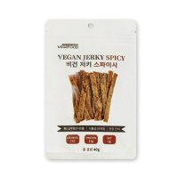 베지푸드 채식육포 vegan 비건저키스파이시 40g