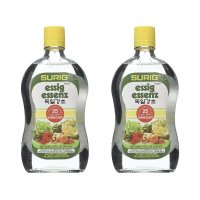 Surig Essig Essence Vinegar 슈릭 에식 독일 강초 에센스 비니거 식초 13oz(414mL) 2팩  14 Fl Oz Pack of 2