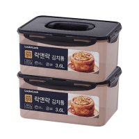 락앤락 김치통 김치냉장고 김장통 동치미 용기 3 6L 2개