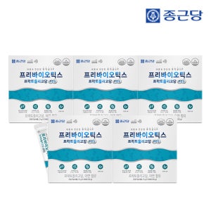 종근당 프리바이오틱스 프락토올리고당 FOS 30포 5박스