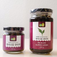 들애초 청정평창에서 담근 명이나물 장아찌 120g 250g