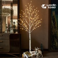 월딘 반짝이는 LED 자작나무 트리 180cm