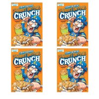 [해외직구] [해외직구]퀘이커 캡틴 크런치 피넛버터 시리얼 355g 4팩 Quaker cap n Crunch Cereal Peanut Butter 12.5o