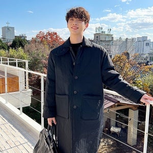 데일리한 롱 패딩 코트