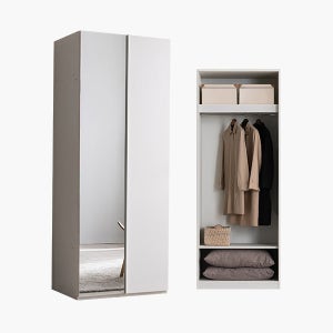 삼익가구 카린 전신거울 키큰 옷장 800행거형B타입/착불