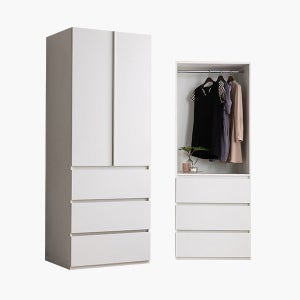 삼익가구 카린 3단 서랍형 키큰 옷장 800/착불