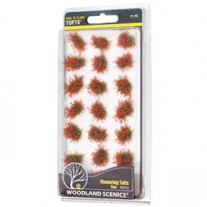 16000 우드랜드 수풀완제품 RED FLOWERING TUFTS 1팩 (21pcs) - JWFS773