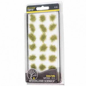 16000 우드랜드 수풀완제품 - LIGHT GREEN GRASS TUFTS 1팩 (21pcs) - JWFS770