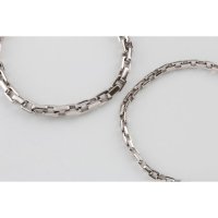 [종로공장] 실버 925 사각 클립 체인 팔찌 (Silver Chain bracelet) JN005B-1