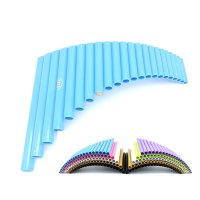 고품질 panflute 22 파이프 abs 소재 flauta panpipe 오른쪽왼쪽 손 수제 민속 악기 파이프 dizi