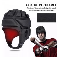 프로 헬멧 EVA Shockproof Headgear for Sports 축구 축구 럭비 야구 골키퍼 Anti-collision Head Protector 성인