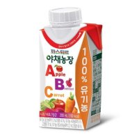 롯데푸드 파스퇴르 야채농장 ABC 주스 200ml x 18개입