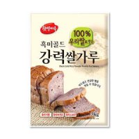 흑미골드강력쌀가루(국산)_3kg / 대두식품 햇쌀마루 쌀가루 바게뜨