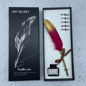 10760 아트시크릿 DL-3 깃털 캘리그라피펜 딥펜 펜대+펜촉 1세트 (DL-3)