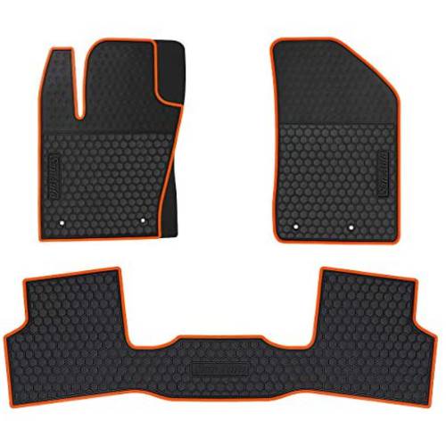 Bonbo Floor Mats for Jeep Grand Cherokee 2017 2018 2019 2020 Custom Fit Front & Rear Seat Liner Mats All-Weather Guard Heavy Duty Eco-Friendly Rubber Waterproof Pack of 4 