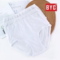 BYC 여성 순면 100% 백색 맥시팬티세트 임산부 팬티 속옷 흰색 할머니 엄마팬티 산전후 빅사이즈  100