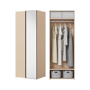 한샘 샘베딩 클로즈 거울옷장 80cm높이216cm 1단행거형 6종