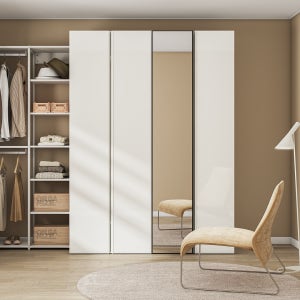 한샘 샘베딩 클로즈 거울옷장세트 160cm높이216cm 행거형 6종