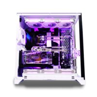 PC-O11D XL ROG (White) - 크롬&퍼플 커스텀수냉PC