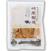 바삭하고 고소한 어포튀각 90g 술안주 맥주안주 간식 어린이간식