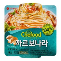 롯데푸드 쉐푸드 스파게티 까르보나라 220g