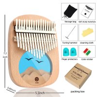 카림바 취미용 악기 연주 이쁜 손악기 선물 PURM 17 키 혁신 디자인 악기