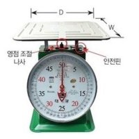 태광저울 접시지시저울 녹색 10kg