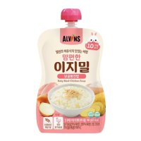 두손푸드 엘빈즈 맘편한 이지밀 닭곰탕 진밥 100g