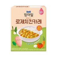 매일유업 맘마밀 안심소스 로제 치킨 카레 80g x 2개입