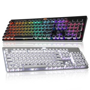 앱코 K840 사각 레트로 축교환 기계식 블랙 (갈축)