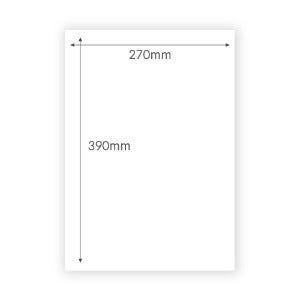 켄트지 8절 도화지 272x394mm 500매 300g 백상지