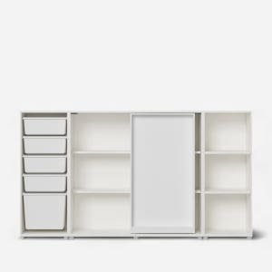 샘키즈 슬라이딩 수납장 자석보드형 책장,박스 2000