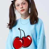 키르시 BIG CHERRY SWEATSHIRT KS SKY