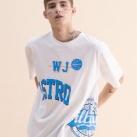 [무료배송]  Astro Print T-shirts (WHITE)