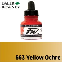 달러로니 FW 아크릴잉크 낱색 29.5ml Yellow Ochre(663)
