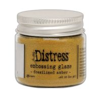 레인저 팀홀츠 디스트레스 엠보싱 글레이즈 Distress Embossing Glaze  Fossilized Amber