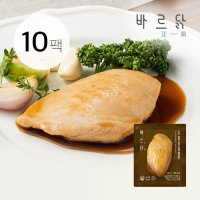 바르닭 소스품은 닭가슴살 찜닭맛  100g  10팩