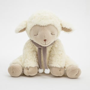 래미 허그LAMBIE HUG100% 천연 양털 시그니처 애착 인형(앉은 키 40cm)