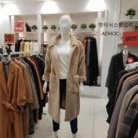 애드호크 애드혹 여성 뽀글이 코트 HVAHC 53472002