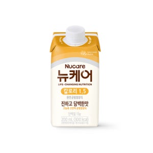 [본사공식몰] 뉴케어 칼로리 1.5 200ml (30입) 고칼로리 고단백 균형영양식 L아르기닌 진하고 담백한맛