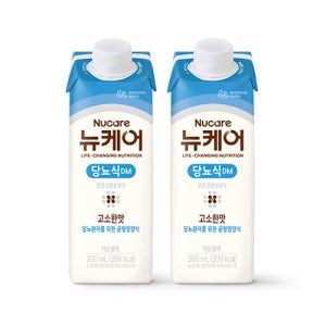 [본사공식몰] 뉴케어 당뇨식 DM 200ml (60팩) 대상웰라이프 당뇨영양식 식단