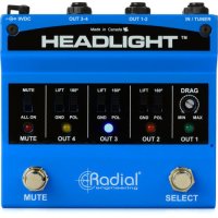 [관부가세포함] Radial Headlight 4-output Guitar Amp Selector Pedal