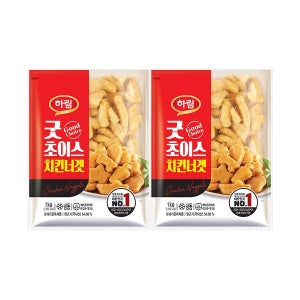 [하림] 하림 굿초이스치킨너겟 1kg 2봉