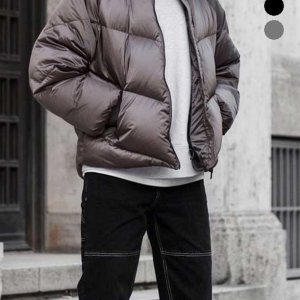 Represent 덕다운 블루종 패딩 점퍼 자켓 outer [스트릿 편집샵 람스]