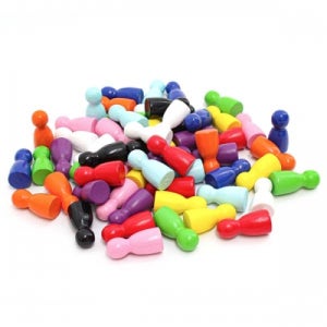 목재 게임말  6p