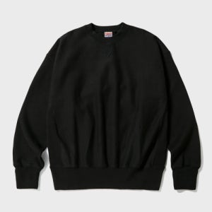 [아웃스탠딩] REVERSE HEAVY SWEAT_BLACK OS25FWSW01BK