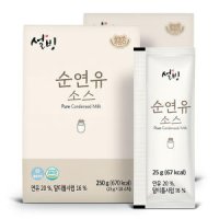 설빙 순 연유 소스 25g 10개 2팩